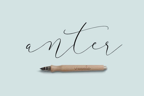 Anter: A Modern Script Font for Business