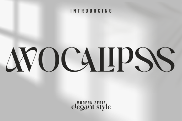 Avocalipss: A Serif Font for Editorial Elegance
