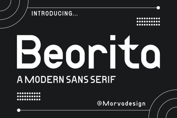 Beorita: A Modern Sans Serif for Creative Designers
