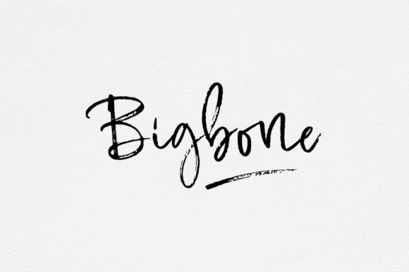 Bigbone Font: Modern Handwritten Style for Business