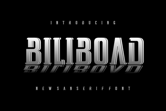 Biliboad Font: Bold & Authentic