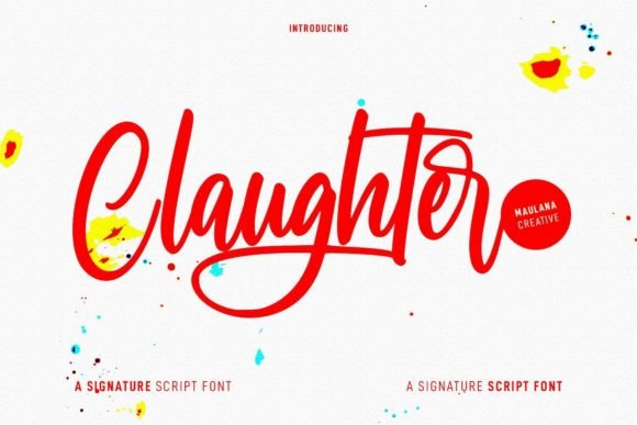 Claughter: A Font for Business Brilliance