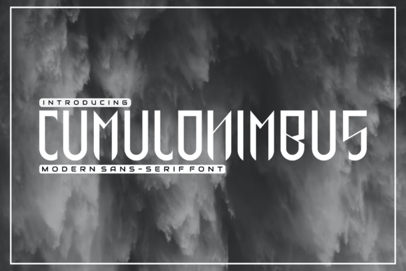 Cumulonimbus Font for Web Design