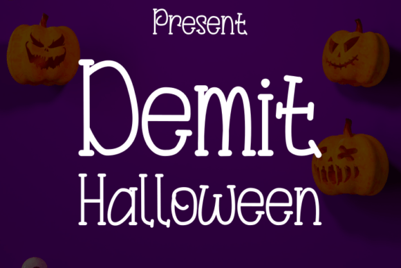 Demit Halloween Font for Professional Branding