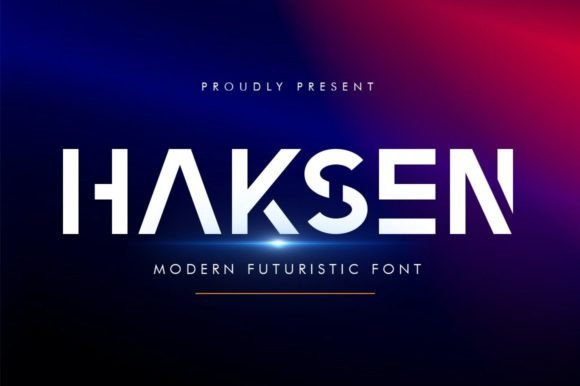 Haksen: A Futuristic Font for Modern Design