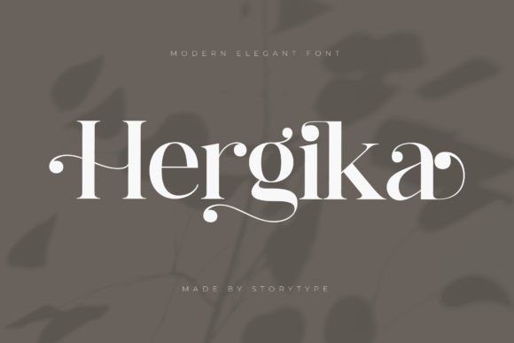 Hergika: A Serif Font for Elegant Design
