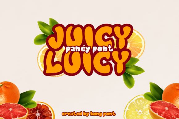 Juicy Luicy: A Playful Display Font