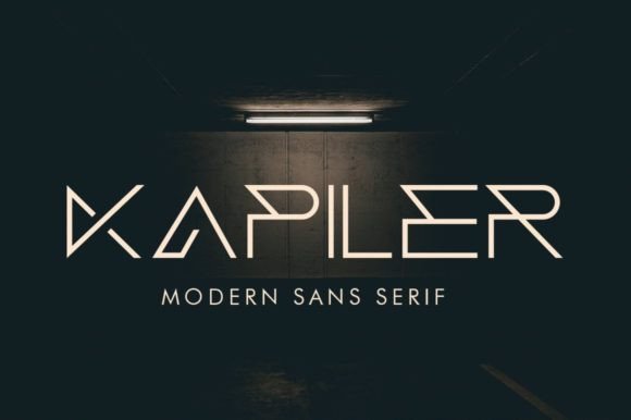 Kapiler: A Modern Typeface for Bold Design