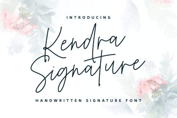 Kendra Signature Font for Creative Projects