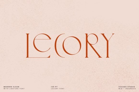 Lecory Font: Modern Serif for Digital Marketing