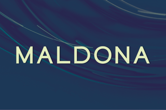Maldona: A Modern Typeface for Elegant Design