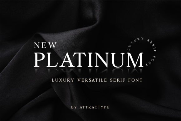 New Platinum Font: Elegant Serif for Craft Creations
