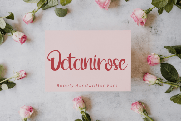 Octanirose: Modern Font for Creative Projects