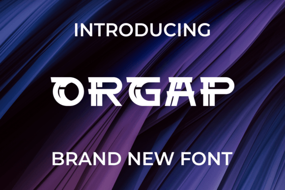 Orgap: A Bold Display Font for Modern Campaigns