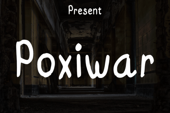 Poxiwar: A Handwritten Typeface for Elegant Branding