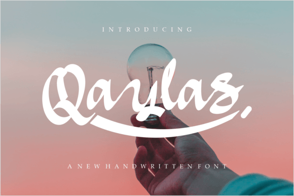 Qaylas: A Modern Handwritten Font for Business