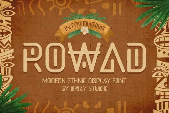 Rowad: A Modern Ethnic Font for Editorial Design