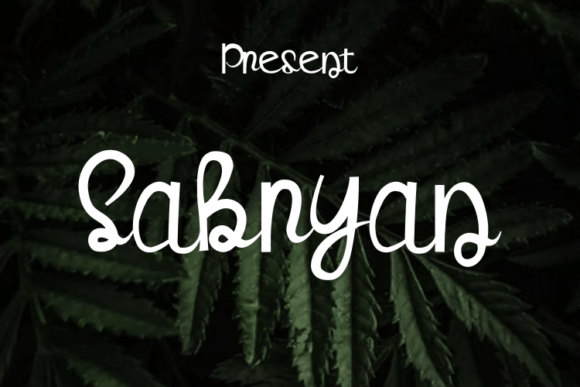 Sabryan: A Script Typeface for Creative Makers