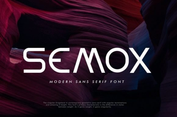 Semox: A Futuristic Font for Creative Makers