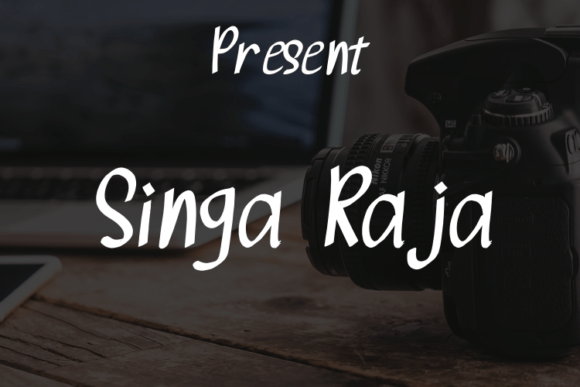 Singa Raja Font for Creative Projects