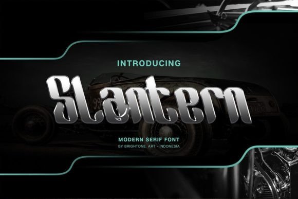 Slatern: A Modern Decorative Font