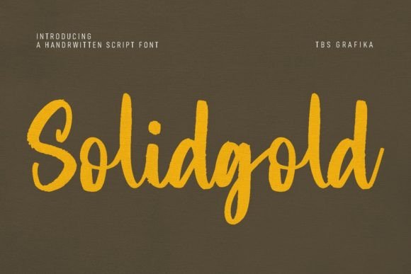 Solid Gold: A Font for Polished Branding