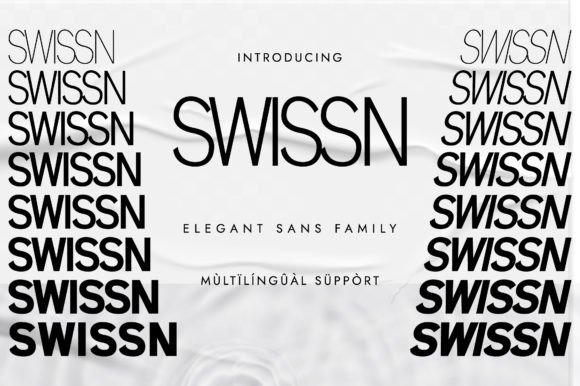 Swissn: A Modern Sans Serif for Editorial Design