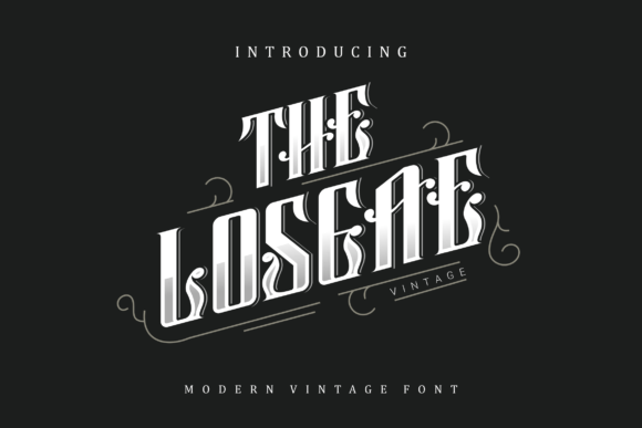The Losgae Font: Bold Blackletter for Creative Projects