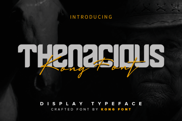Thenacious: A Playful Display Font