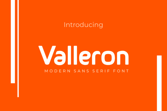 Valleron: A Modern Sans Serif for Elegant Design