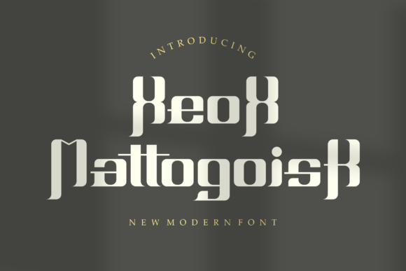 Xeox Mattogoisk: A Bold Font for Business