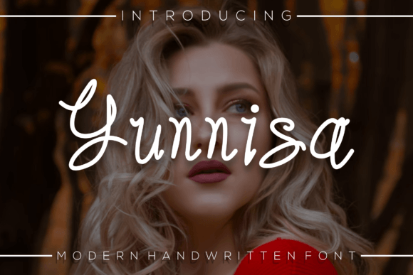 Yunnisa: A Modern Handwritten Font